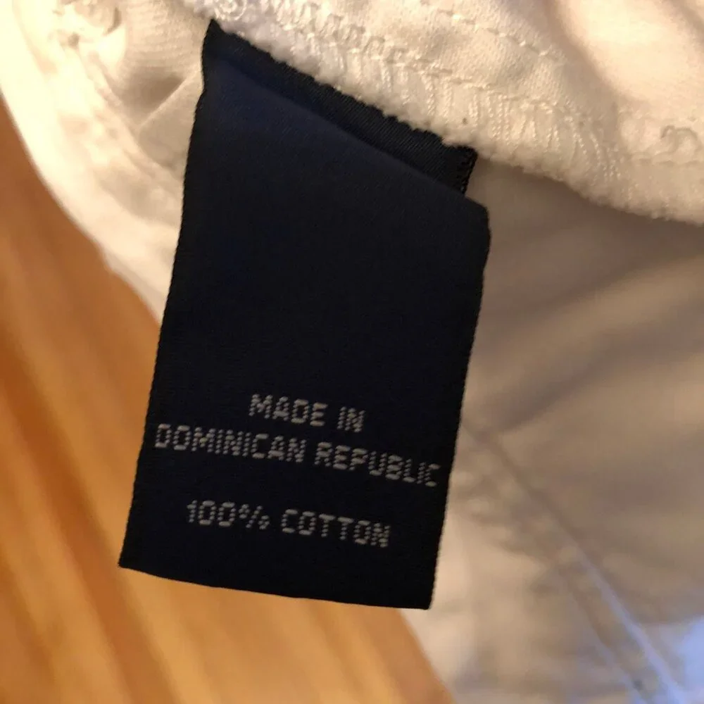 RALPH LAUREN BLUE LABEL SIZE 8 WHITE COTTON CHINO EVERY DAY SHORTS